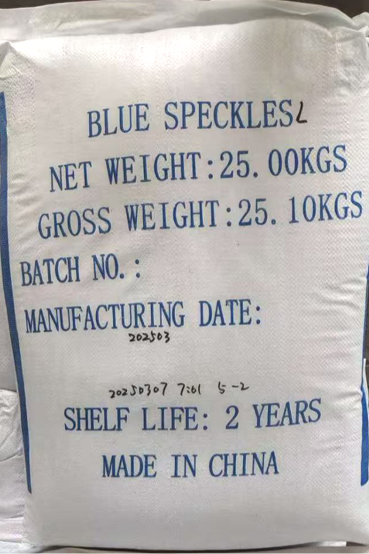 colored speckles-blue speckles