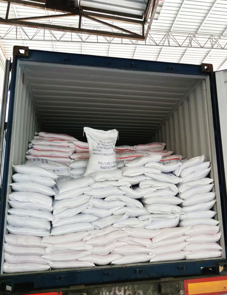 red speckles in the container