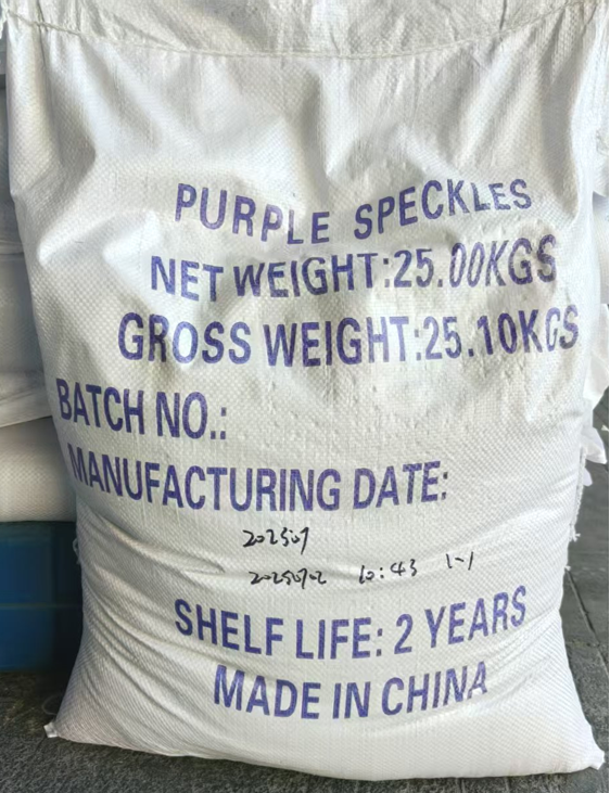 colored speckles-purple speckles