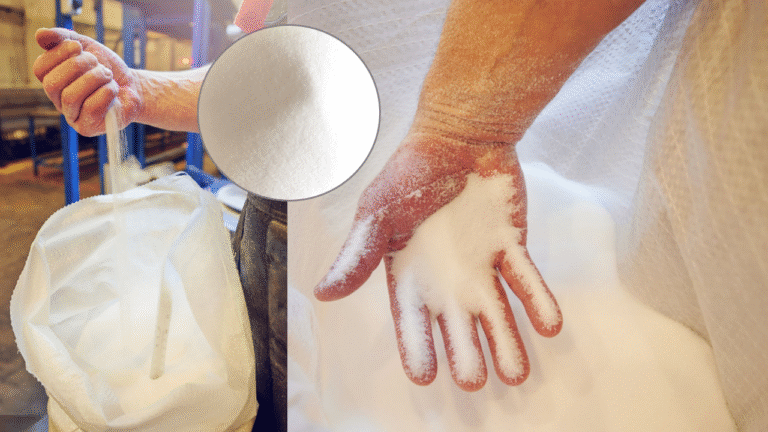 sodium sulfate anhydrous close up