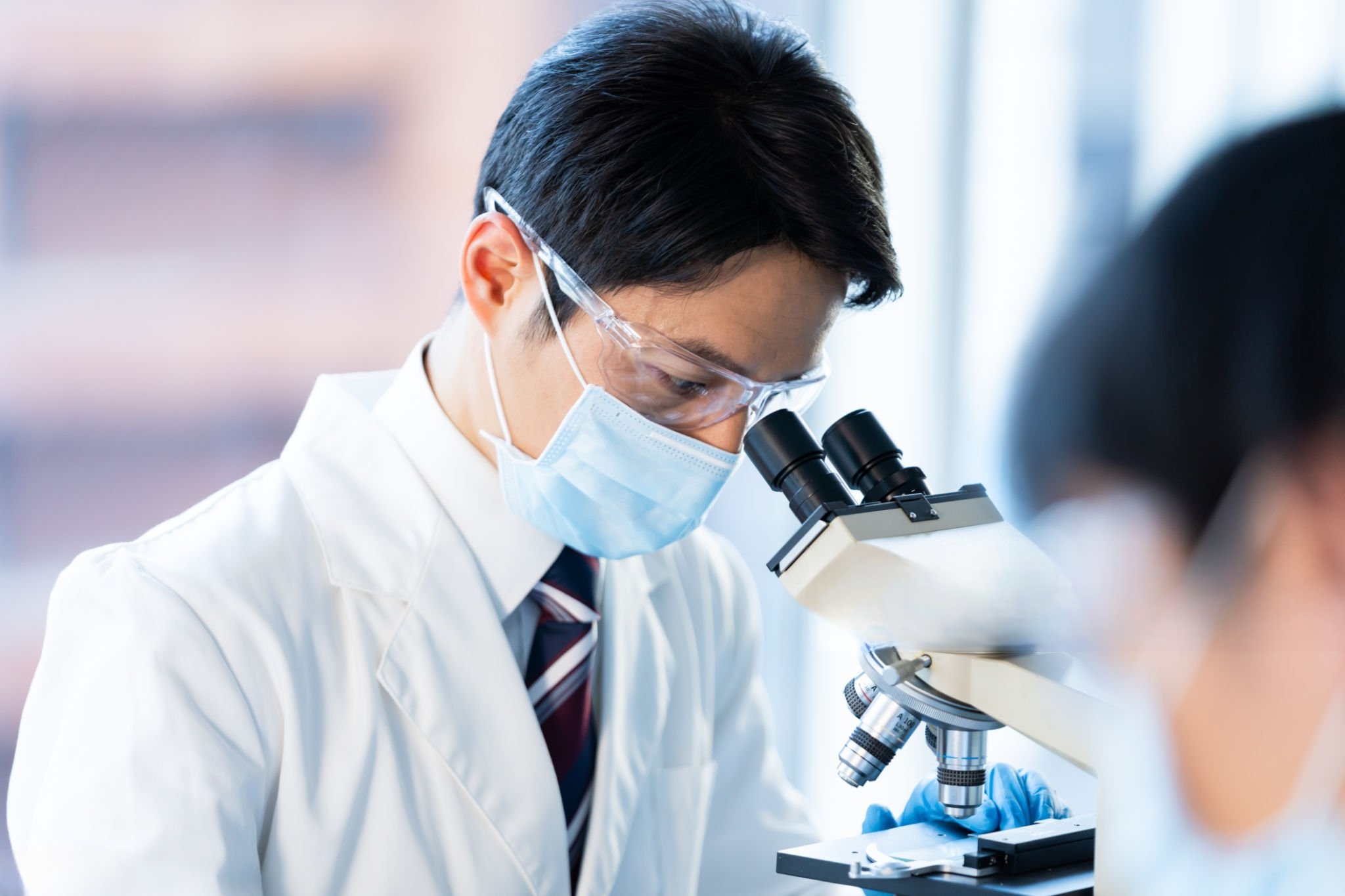 sample testing of colored speckles