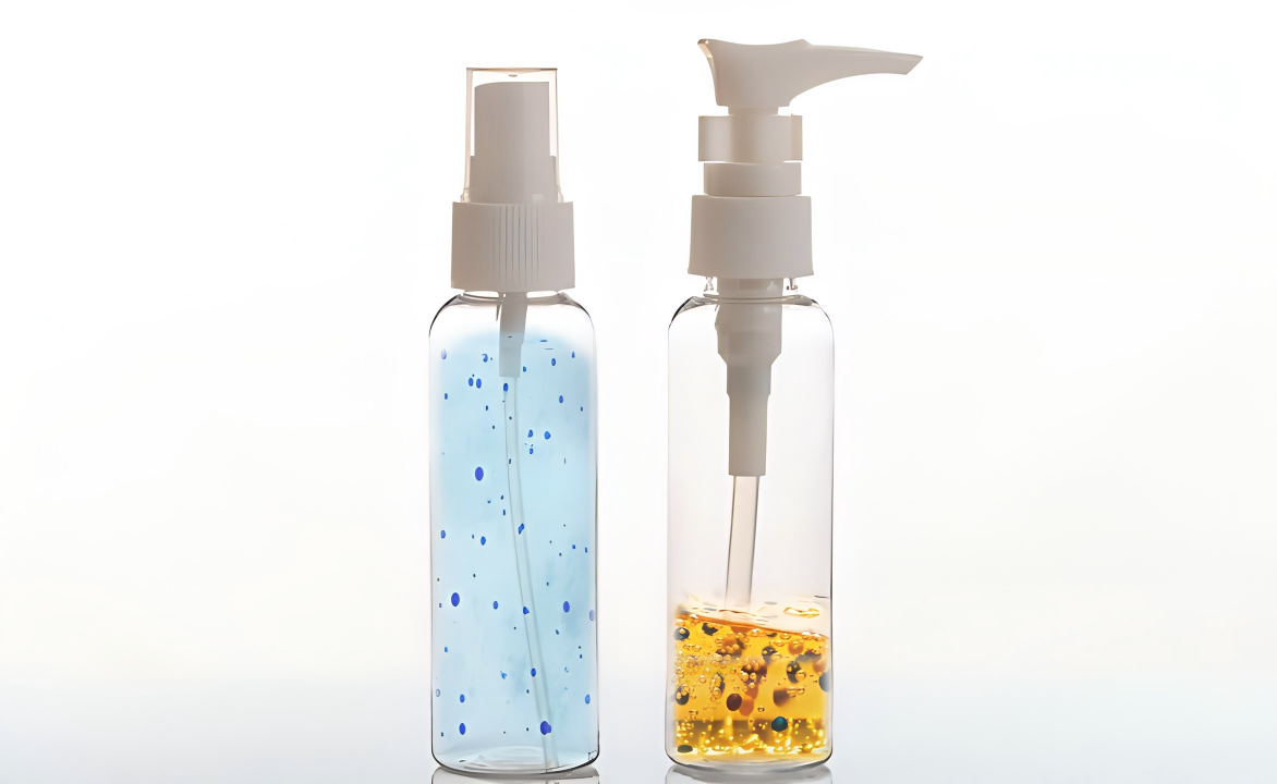 colored speckles particle size comparison